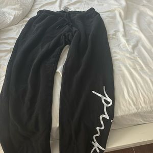 Pink victoria secret joggers
